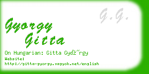 gyorgy gitta business card